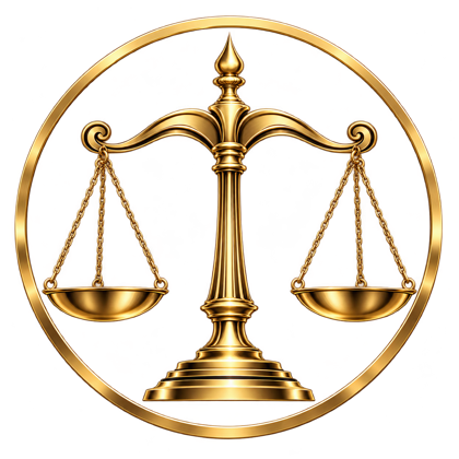 Balance de justice dorée